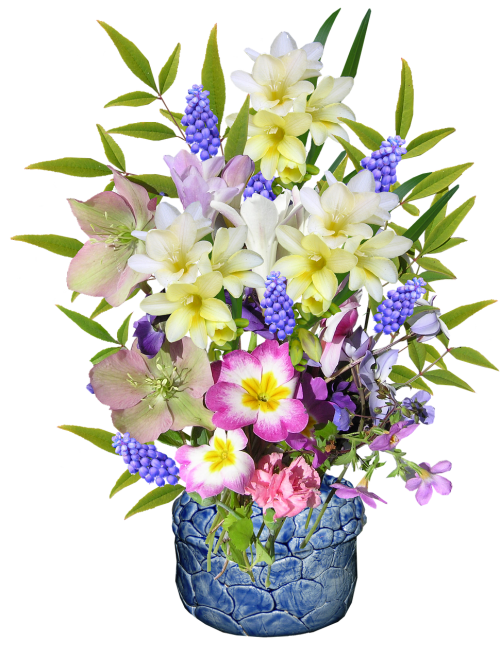 Pavasaris, Gėlės, Keramikos Vazos