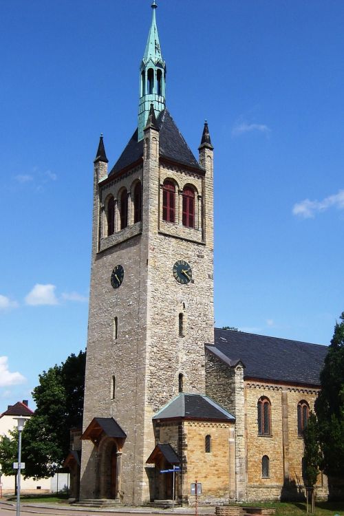 St, Andrew Bažnyčia, Bažnyčia, Architektūra, Religija, Biere, Vokietija, Katedra