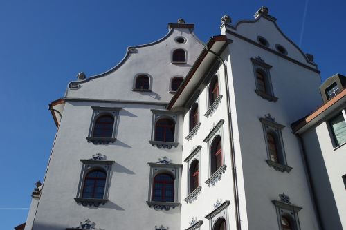 St Gallen, Senamiestis, Amtshaus, Istoriškai, Fasadas, Rytinė Pusė