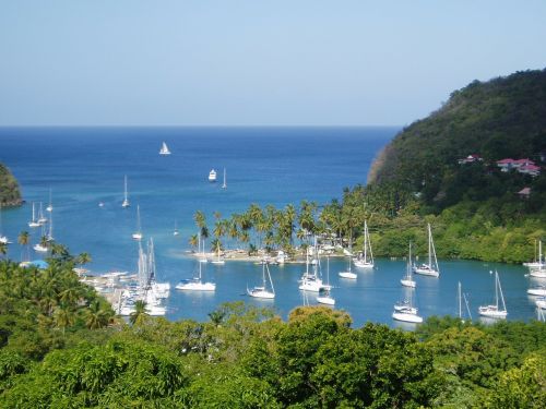 St Lucia, Karibai, Svajonė, Vanduo, Laivai