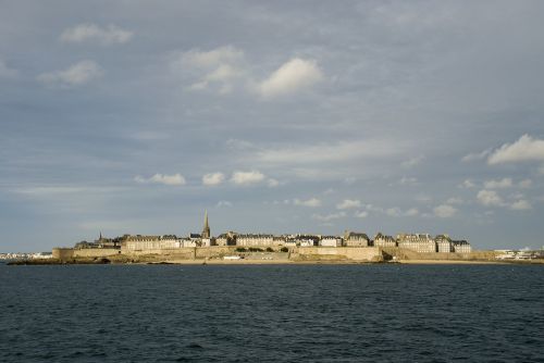 St Malo, Brittany, Piratai, Užuolaida, Angliškas Kanalas, France, Pastatas, Europa, Akmens Pastatytas Namas, Fortifikacija
