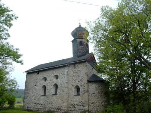 St Nicholas, Emmer Ledas, Romanesque, Romaniškoji Bažnyčia, Rhaeto Romanic, Architektūrinis Stilius, Rettenberg, Allgäu