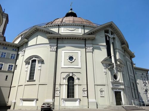 St Peterio Bazilika, Bydgoszcz, Lenkija, Bažnyčia, Architektūra, Katedra, Katalikų Bažnyčia