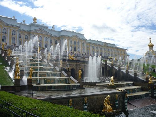 Sankt Peterburgas, Vasaros Rūmai, Rusija, Peterhof