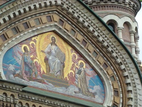 Sankt Peterburgas, Mozaika, Bažnyčia, Gelbėtojas, Rusija