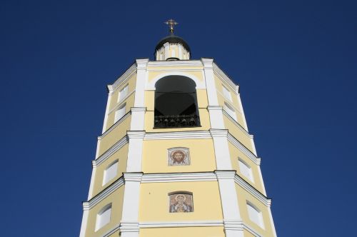 Šv. Filips Bažnyčia, Varpinė, Grietinėlė, Gilus Mėlynas Dangus, Architektūra, Rusų, Ortodoksas, Bokštas
