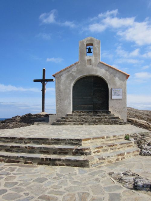 St Vincent, Koplyčia, Collioure, Pyrénées-Orientales, France, Viduržemio Jūros