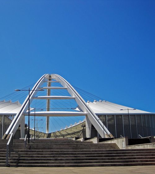 Stadionas, Mozė Mabhida, Sporto Arena, Vieta, Įėjimas, Architektūra, Dangus, Mėlynas, Durban, Struktūra