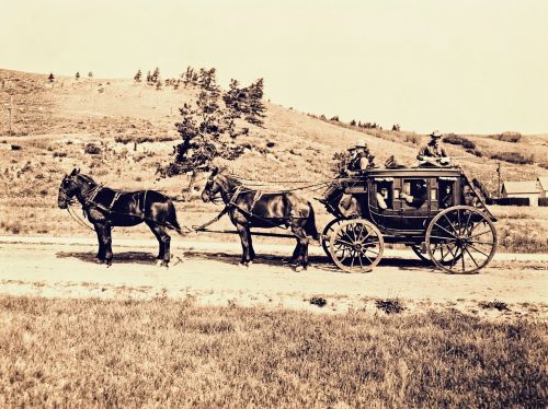 Stagecoach, Arklio Vežimėlis, Vakarų, Vintage, Gabenimas, Istorinis, Treneris, Arkliai, Senovinis