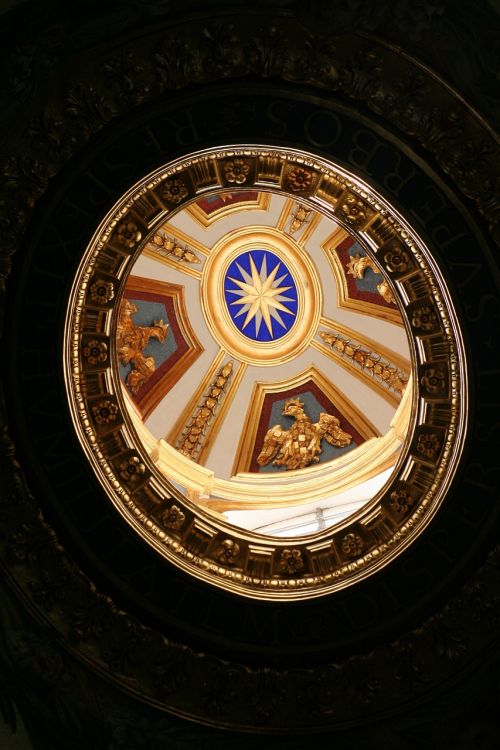 Vitražas, Kupolas, Bažnyčia, Roma, Italy