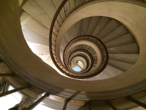 Laiptinė, Spiralė, Barcelona, Laiptai, Architektūra, Apskritas
