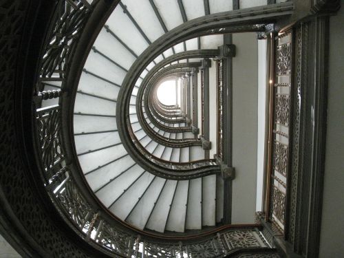 Laiptinė, Spiralė, Interjeras, Laiptai, Sūkurys, Perspektyva