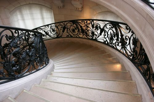 Laiptai, Art Nouveau, Mažas Rūmai, Paryžius, Prancūzija