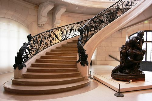 Laiptai, Art Nouveau, Mažas Rūmai, Paryžius, Prancūzija