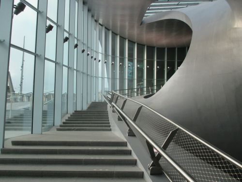Laiptai, Moderni Architektūra, Arnhem, Dizainas, Architektūra, Šiuolaikiška, Miesto