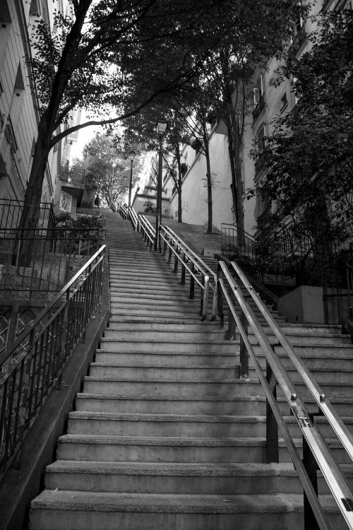 Laiptai, Atsiradimas, Palaipsniui, Laiptinė, Paris, France