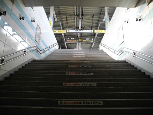 Laiptai,  Gifu & Nbsp,  Stotis,  Japonija,  Geležinkelis,  Laiptai