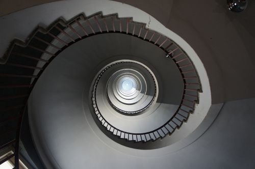 Laiptai, Architektūra, Spiraliniai Laiptai, Spiralė, Akmuo, Interjero Dizainas, Art Nouveau