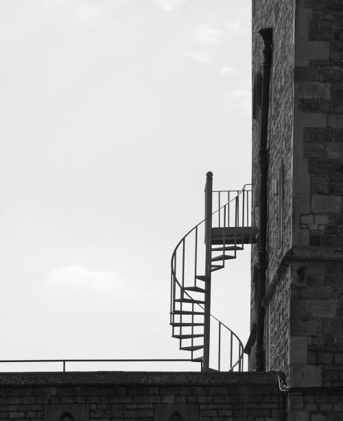 Laiptai, Pastatas, Architektūra, Spiralė, Mada, Juoda Ir Balta, Miesto, Fotografija