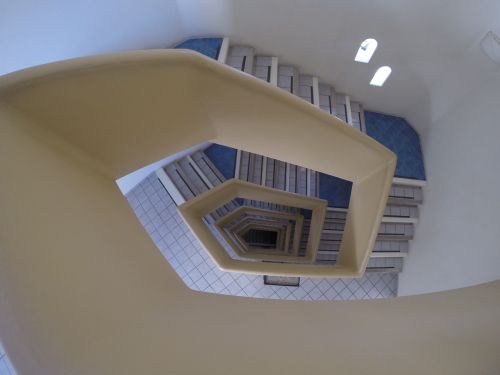Laiptai, Menas, Architektūra, Geometrija, Spiralė, Nuotrauka, Pastatas, Miesto, Avangardas