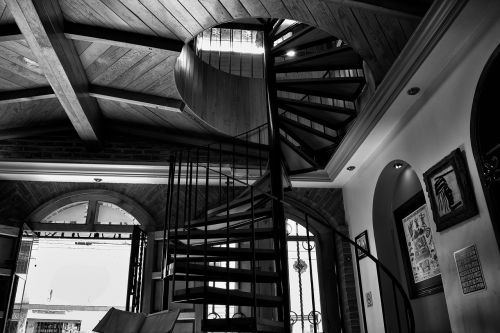Laiptai, Architektūra, Viduje, Turėklai