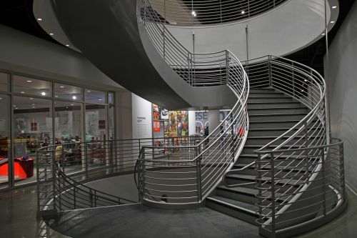 Laiptai, Peterseno Automobilių Muziejus, Los Andželas, Kalifornija