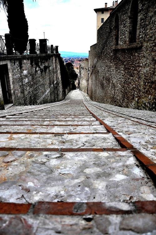 Laiptai, Borgo, Italy, Umbria, Senovės, Spoleto