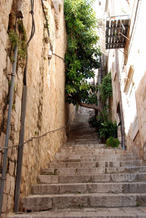Laiptai,  Gatvė,  Europa,  Laiptinė,  Siaura,  Dubrovnik