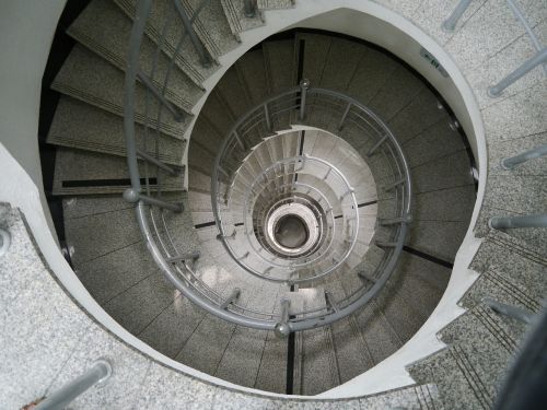 Laiptai,  Spiralė,  Aukštas