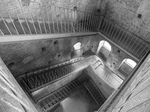 Laiptai Seni, Bokštas, Torre, Lucca, Italy