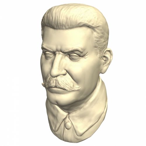 Stalinas,  3D,  Skulptūra,  Galva,  Izoliuotas,  Balta,  Fonas,  Stalinas I