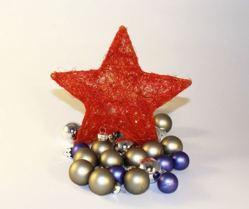Žvaigždė, Raudona Žvaigždė, Kalėdiniai Kamuoliai, Auksas, Kalėdiniai Dekoracijos, Kalėdos, Glaskugeln, Rutulys, Atvirukas, Kalėdų Motyvas