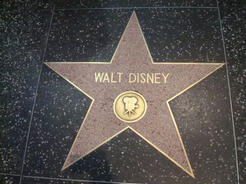 Žvaigždė, Voltas Disnėjus, Holivudo Pėsčiųjų Šlovė, Walter Elias Disney, Kūrėjų Animaciniai Filmai, Fonas, Tapetai