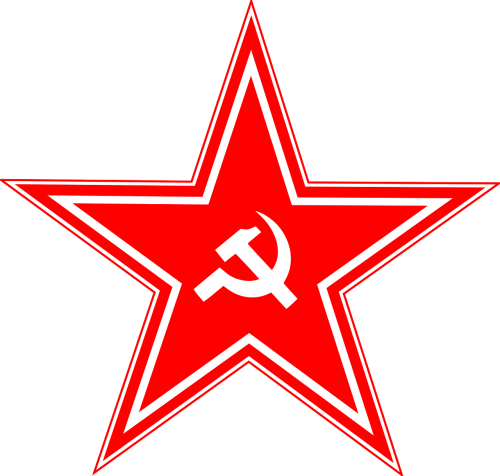 Žvaigždė, Rusija, Sovietinė, Ussr, Komunizmas, Plaktukas, Raudona, Rusų, Pjautuvas, Socializmas, Nemokama Vektorinė Grafika