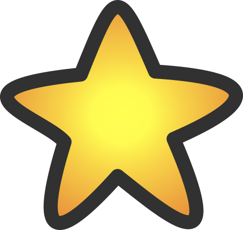 Žvaigždė, Geltona, Simbolis, Šerifas, Ženklelis, Nemokama Vektorinė Grafika