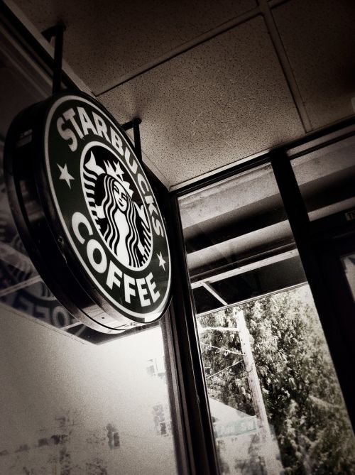 Starbucks, Nuotaika, Kava, Logotipas, Įėjimas, Kavinė