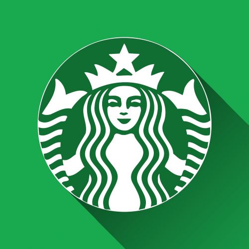 Starbucks, Logotipas, Ilgas Šešėlis, Žalias