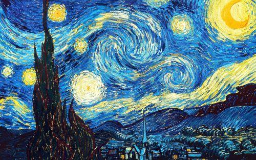 Žvaigždėta Naktis, Vincent Van Gogh, Dažymas, Naktis, Dangus, Van Gogh