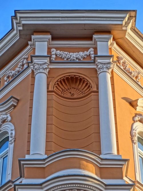 Senasis Uostas, Bydgoszcz, Niša, Fasadas, Pastatas, Architektūra, Eksterjeras, Langai
