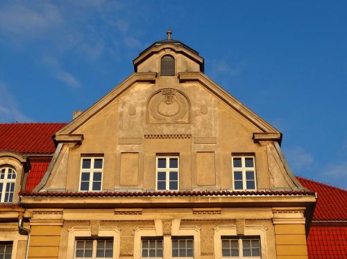 Staszica Gatvė, Bydgoszcz, Gable, Frontonas, Fasadas, Art Nouveau, Architektūra