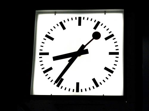 Stoties Laikrodis, Laikrodis, Laikas, Datas, Žymeklis, Valandos, Minutės, Sekundes, Laikas Nurodant