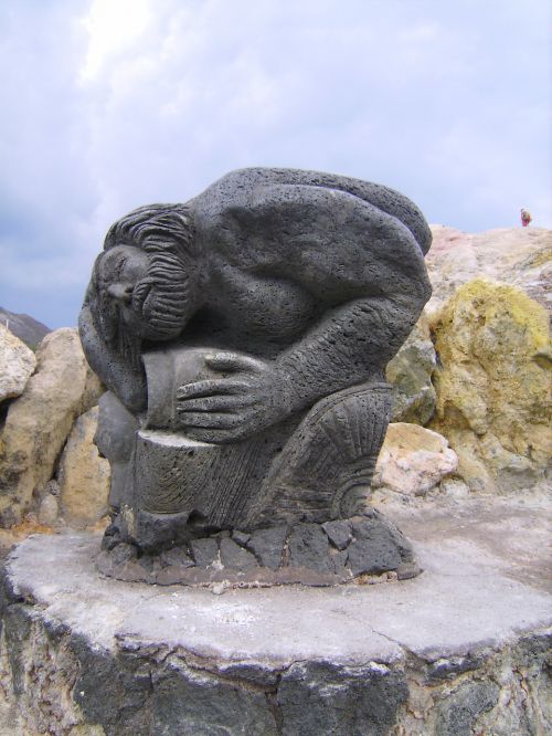 Statula, Akmuo, Vulkanas, Skulptūra, Menas, Sicilijos Sala