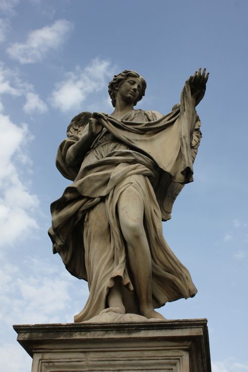 Statula, Išraiška, Marmuras, Angelas, Charakteris, Pėdos, Roma
