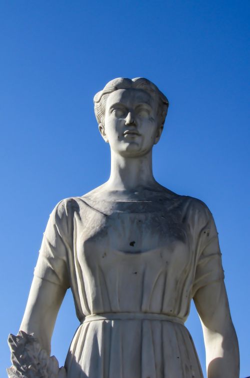 Statula, Skulptūra, Moteris, Paminklas, Graikų Kalba, Graikija, Slidinėjimas