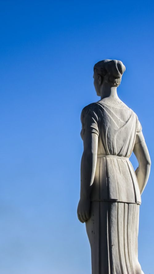 Statula, Skulptūra, Moteris, Paminklas, Graikų Kalba, Graikija, Slidinėjimas