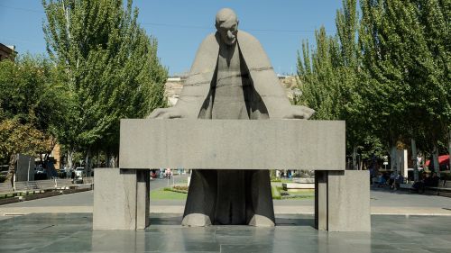 Statula, Paminklas, Skulptūra, Menas, Architektūra, Jerevanas, Aleksandras Таманян, Architektas, Kaskados, Armėnija
