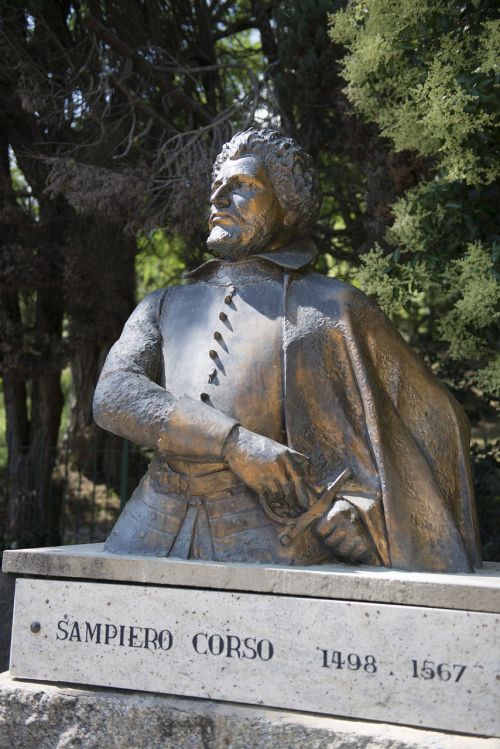 Statula, Sampiero Corso, Bastelica, Korsikietis, Bronza