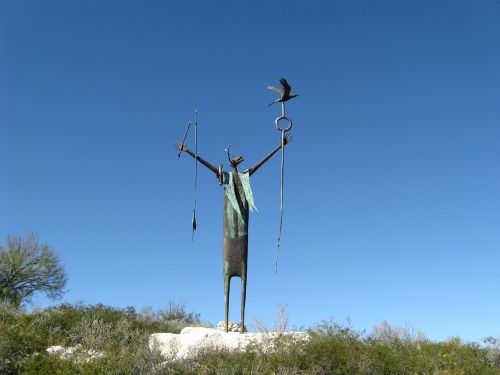 Statula, Simbolis, Seminole Kanjono Valstybinis Parkas, Texas, Jungtinės Valstijos