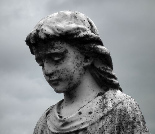 Statula, Paminklas, Mergaitė, Skulptūra, Kapas