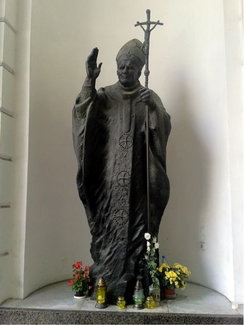Statula, Popiežius John Paul Ii, Varšuva, Lenkija